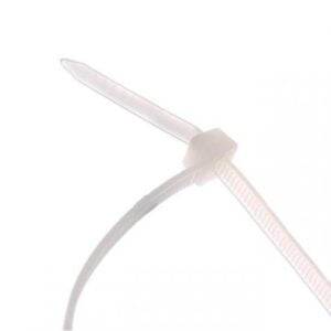 Opaski zaciskowe 4 8 370 mm biale opakowanie 100 szt 801 1200